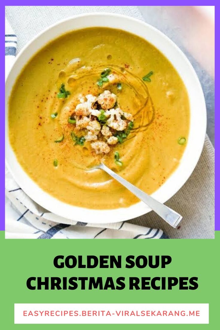 Golden soup CHRISTMAS RECIPES