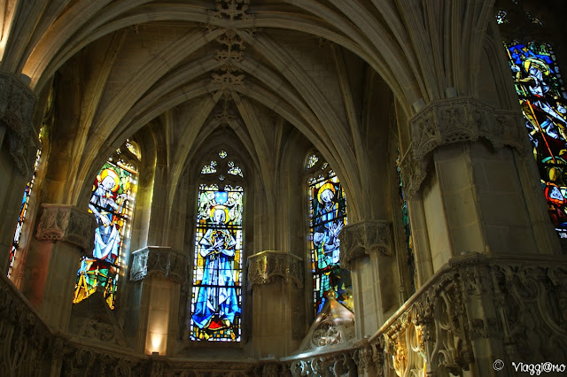 Gli interni della cappella Saint Hubert di Amboise