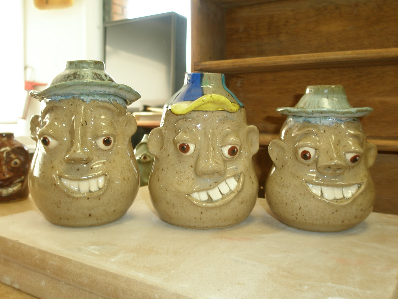 Face Jugs by Su N. Face Jug Soap Pumps