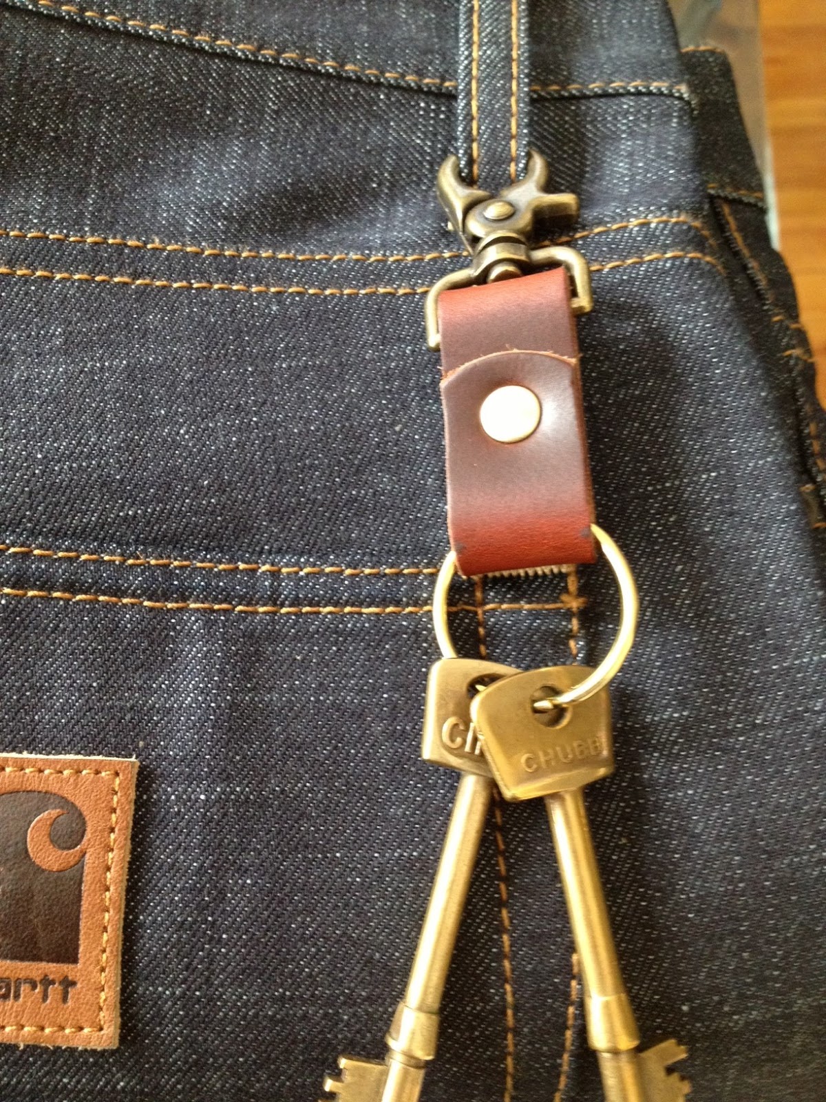 Horween Leather Keyring