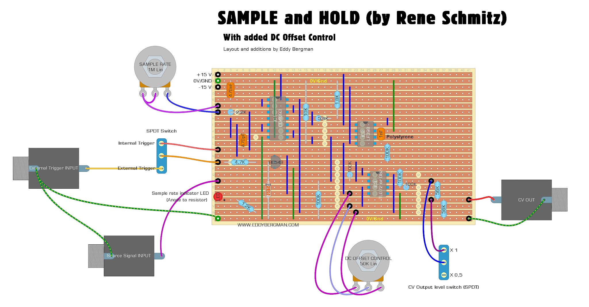 Eddy Synthesizer Build part16 SAMPLE and HOLD.