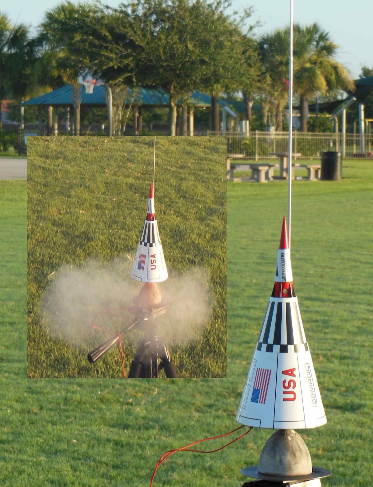 Model Rocket Building Launch! Schoolyard, July 6, 2013