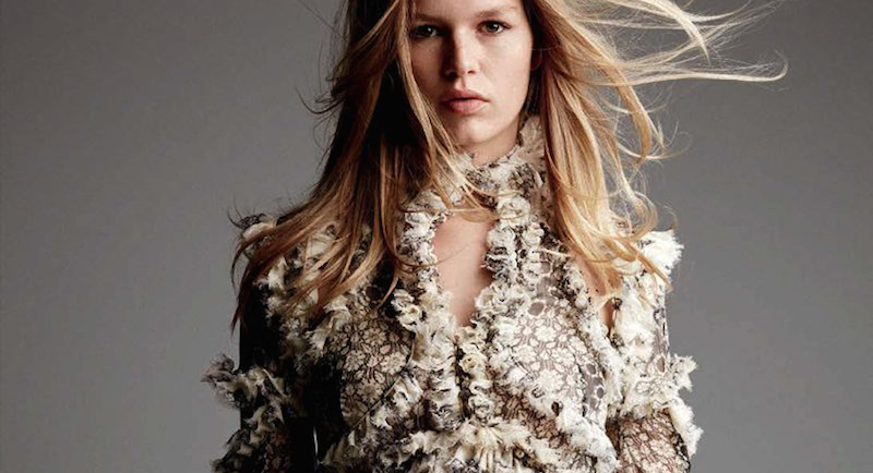 miss flora: anna ewers by patrick demarchelier for vogue germany march ...