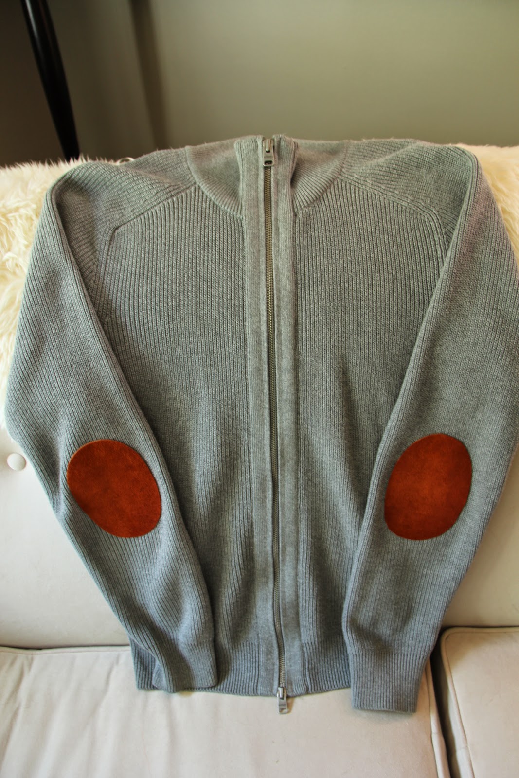 Thrift and Shout How to Add Elbow Patches to a Shirt in 5 Simple Steps