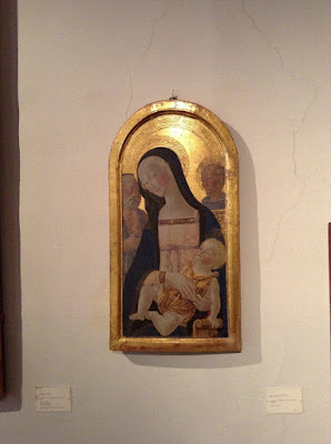 Pinacoteca di Siena: Madonna con Bambino e i Santi Girolamo e Bernardino di Neroccio di Bartolommeo Landi