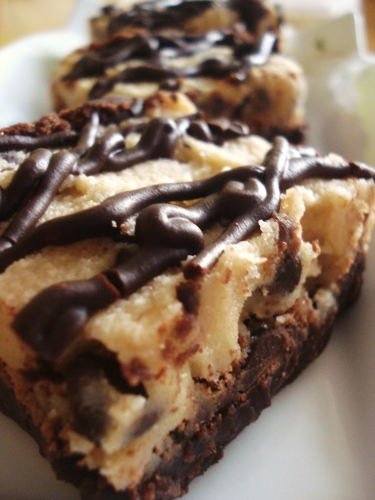 Presque végé Brownies à la pâte à biscuits