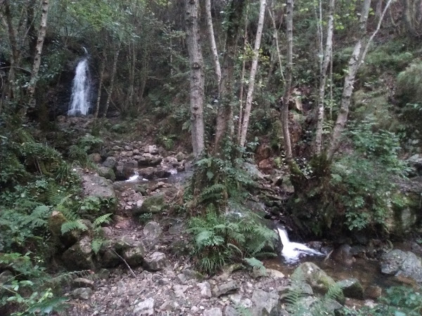 Foto de la cascada del bodenaya en Salas. Asturias.