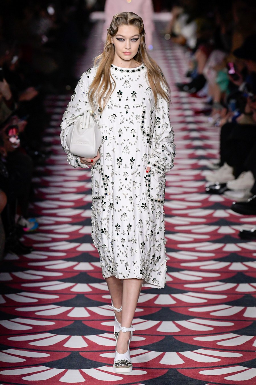 Gigi, Bella and Kaia dazzle on the Miu Miu Fall/Winter 2020 Paris