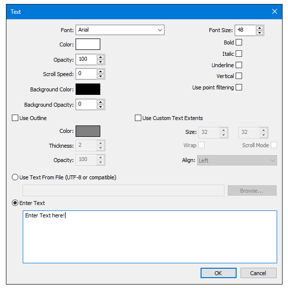 How To Add Text To A Live Stream On OBS