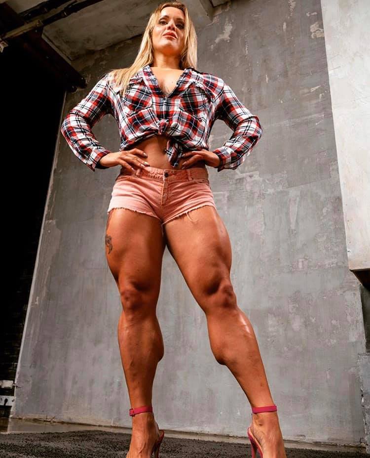Women Legs Calves Muscle. 