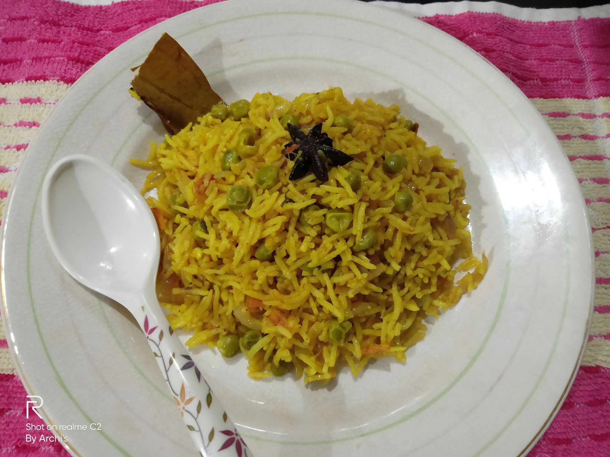 Green Peas Cooker Biryani