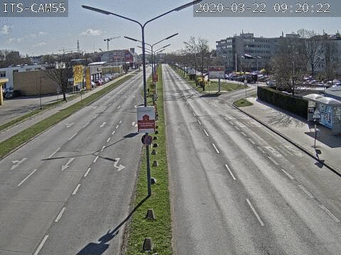 Webcam Grenzackerstraße nach Osten