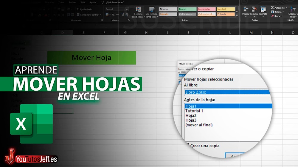 Como Copiar o Mover Hoja de Excel a Otro Libro Excel