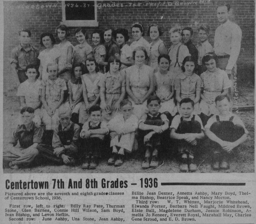 Ohio County Kentucky History Centertown School 7th 8th Grades 1936 ohio-county-kentucky-history-centertown-school-7th-8th-grades-1936