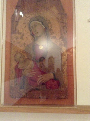 Pinacoteca di Siena: Simone Martini, Madonna con bambino