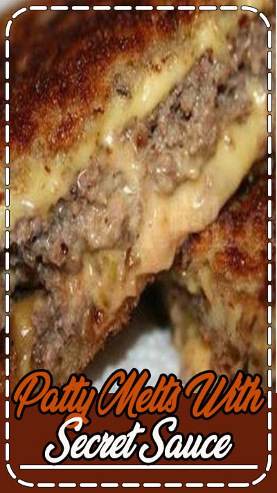 Patty Melts With Secret Sauce 1½ pounds ground beef 2 teaspoons Worcestershire sauce 1 teaspoon kosher salt ½ teaspoon ground black pepper 12 slices sourdough bread ½ cup Secret Sauce 3 medium Vidalia onions, thinly sliced 6 slices Cheddar cheese 8 tablespoons unsalted butter Secret Sauce: ¼ cup Dijon mustard ¼ cup mayonnaise 1 tablespoon barbecue sauce ½ teaspoon hot sauce In a small bowl, stir together mustard, mayonnaise, barbecue sauce, and hot sauce. Store,