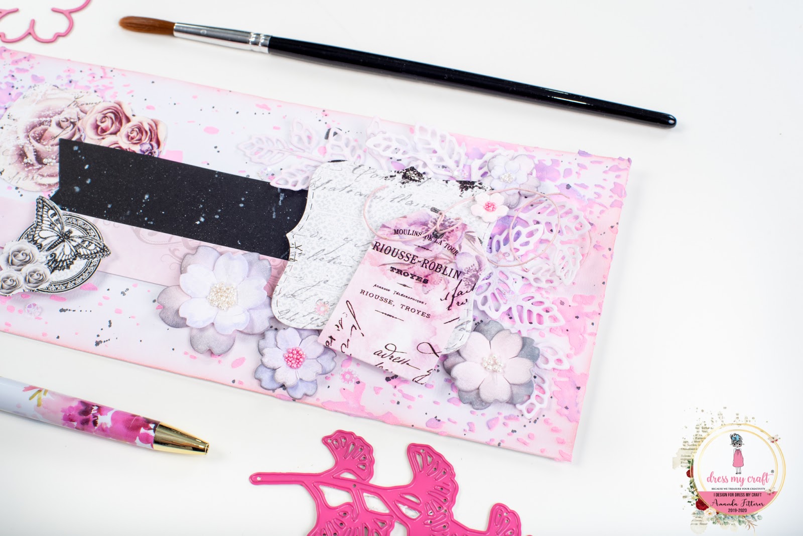 Dress My Craft 4 Projects Using the Pink Smoke Paper Collection