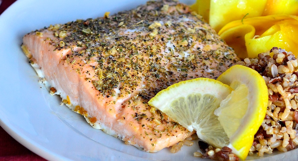 Herbal Baked Salmon