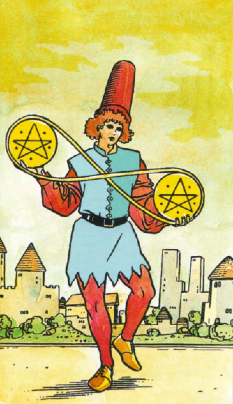 В картах таро 2 пентаклей. Карты таро альфонса мухи. В картах таро 2 пентаклей. Двойка пентаклей таро. Двойка пентаклей таро.