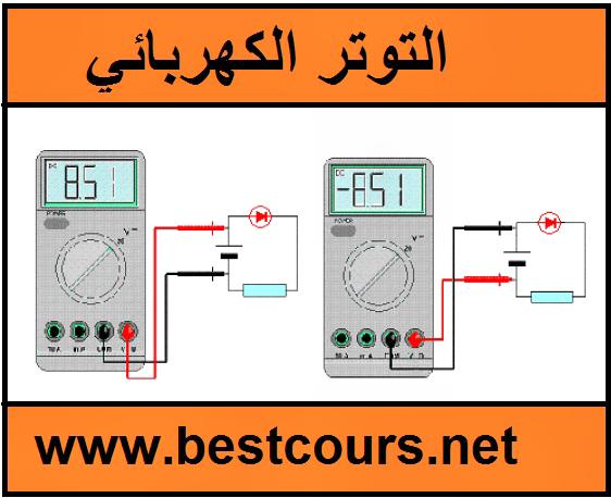 درس التوتر الكهربائيTension électrique