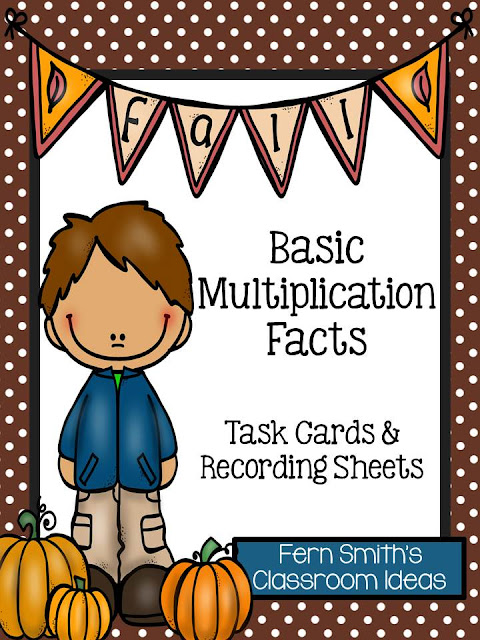 Fern Smiths Classroom Ideas Fall Multiplication And Division Task Cards Printables At TeacherspayTeachers Perfect