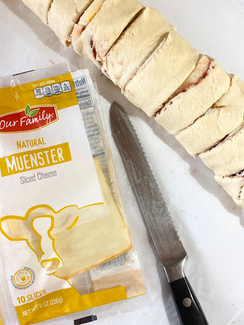 holiday turkey & cheese party rolls #OurFamilyCheese #ad