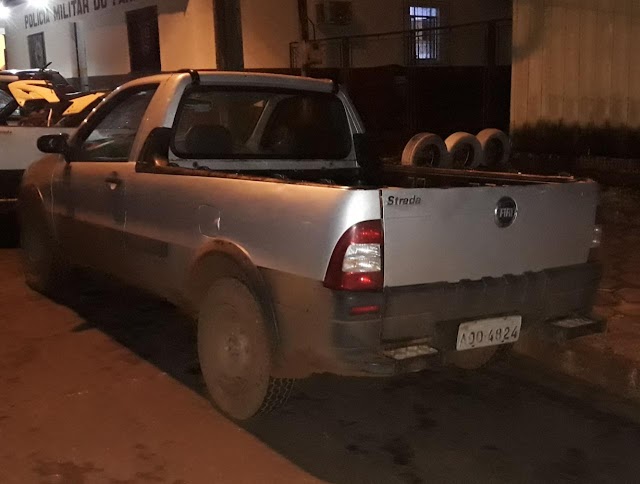 PM de Roncador apreende carro clonado e arma de fogo no distrito de alto São  João