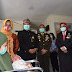 Danrem dan Walikota Bagi-Bagi Masker