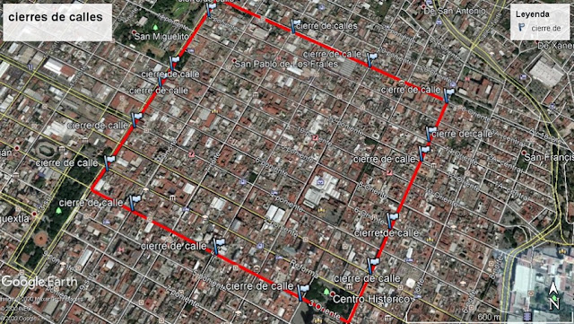 Cierran calles al paso vehicular para evitar contagio por el Coronavirus en CH