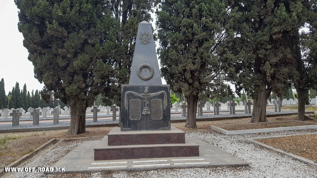 Russian monument - Zeitinlik military cemetery in Thessaloniki, Greece