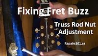 adjusting the truss rod with a deep socket