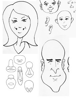 MR. ART'S CLASS: LESSON 2 try different head shapes and eyes teeth etc.....