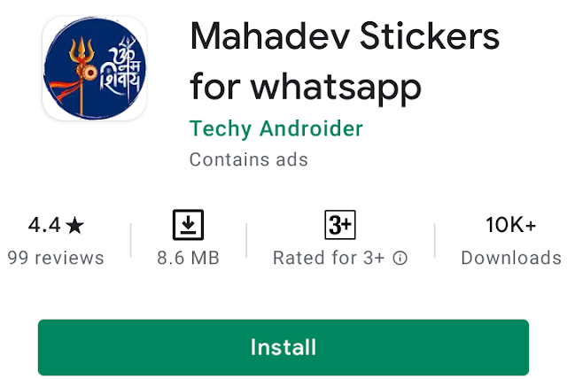 Mahadev Stickers for whatsapp | Share Lord Shiva WhatsApp Sticker For Your Friends in Maha ShivaRatri 2021