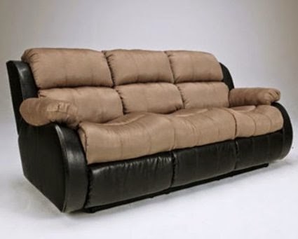 Blackjack cocoa reclining sofa