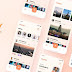 Soziety - Social Network iOS App Design PSD Template 