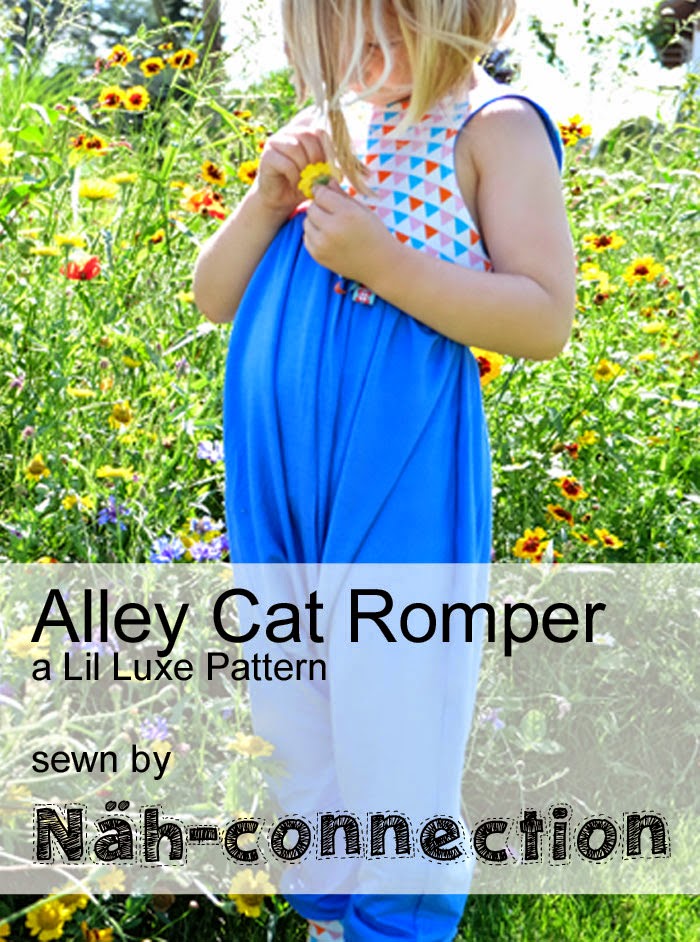 NähConnection The Lil Luxe Collection Alley Cat Romper (+ a giveaway)
