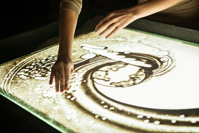 Рисование на песке Sand Drawing