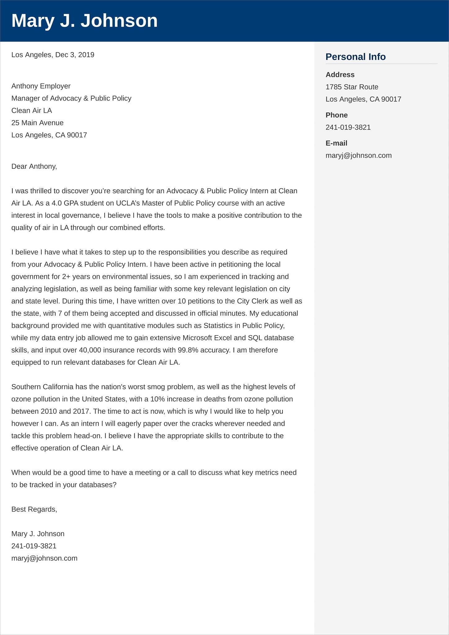 Cover Letter Template For Non Profit Jobs Resume Letter