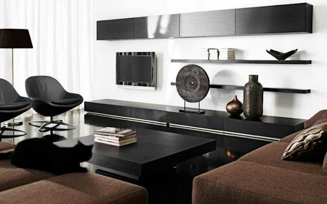 living room decorating ideas with black leather furniture