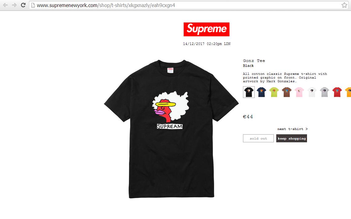 gonz tee supreme