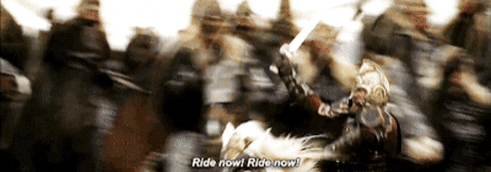 [반지의제왕] 명장면으로 꼽히는 로한 기마병의 돌격 장면들.gif | 인스티즈
