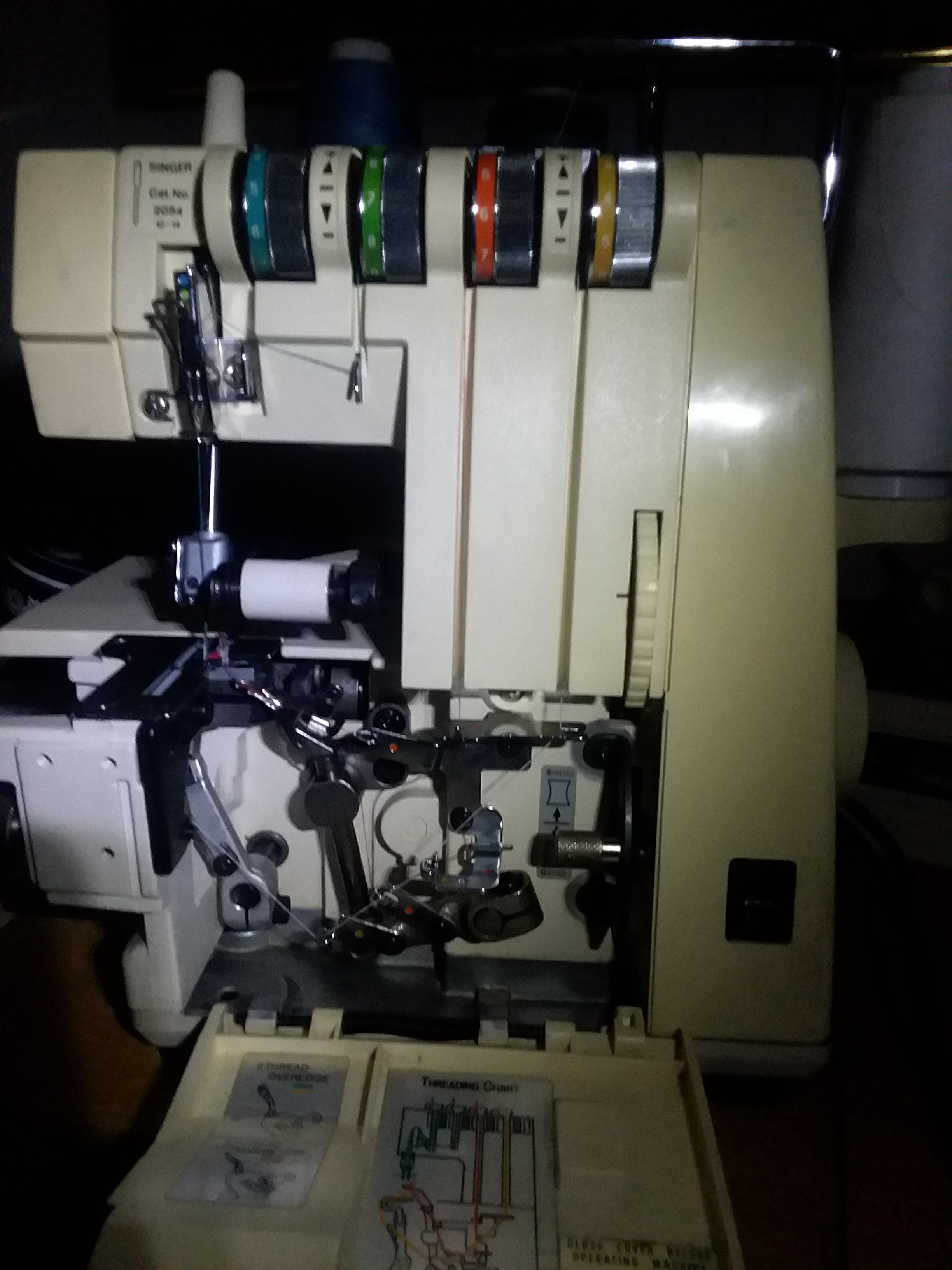 Serger Stitch Sample Notebook or HOW to adjust tensions on your serger