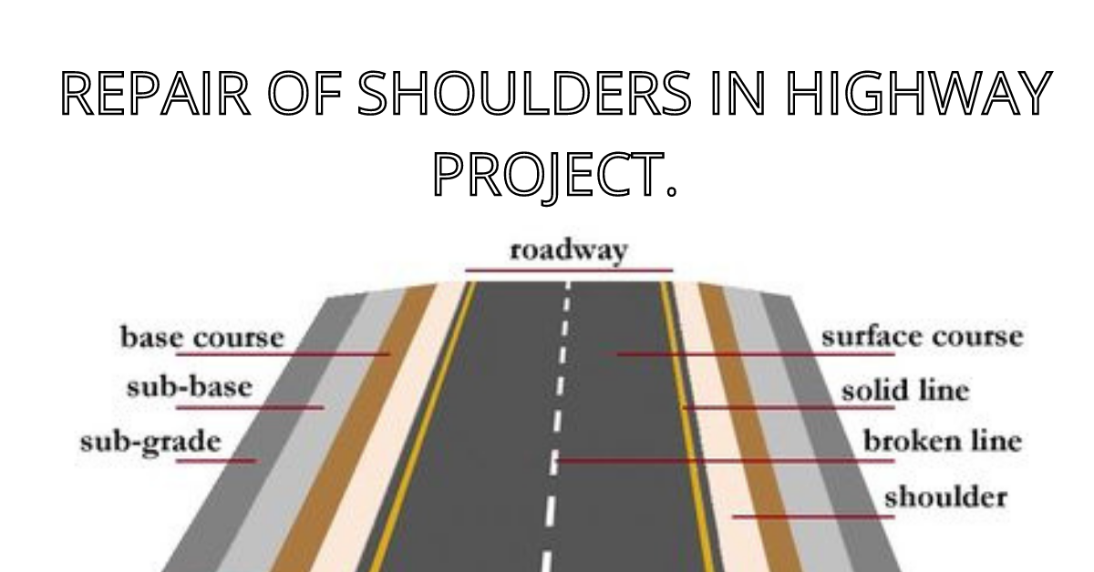 METHOD STATEMENT FOR REPAIR OF SHOULDERS IN HIGHWAY PROJECT.