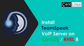Install TeamSpeak VoIP Server on CentOS / RHEL 8