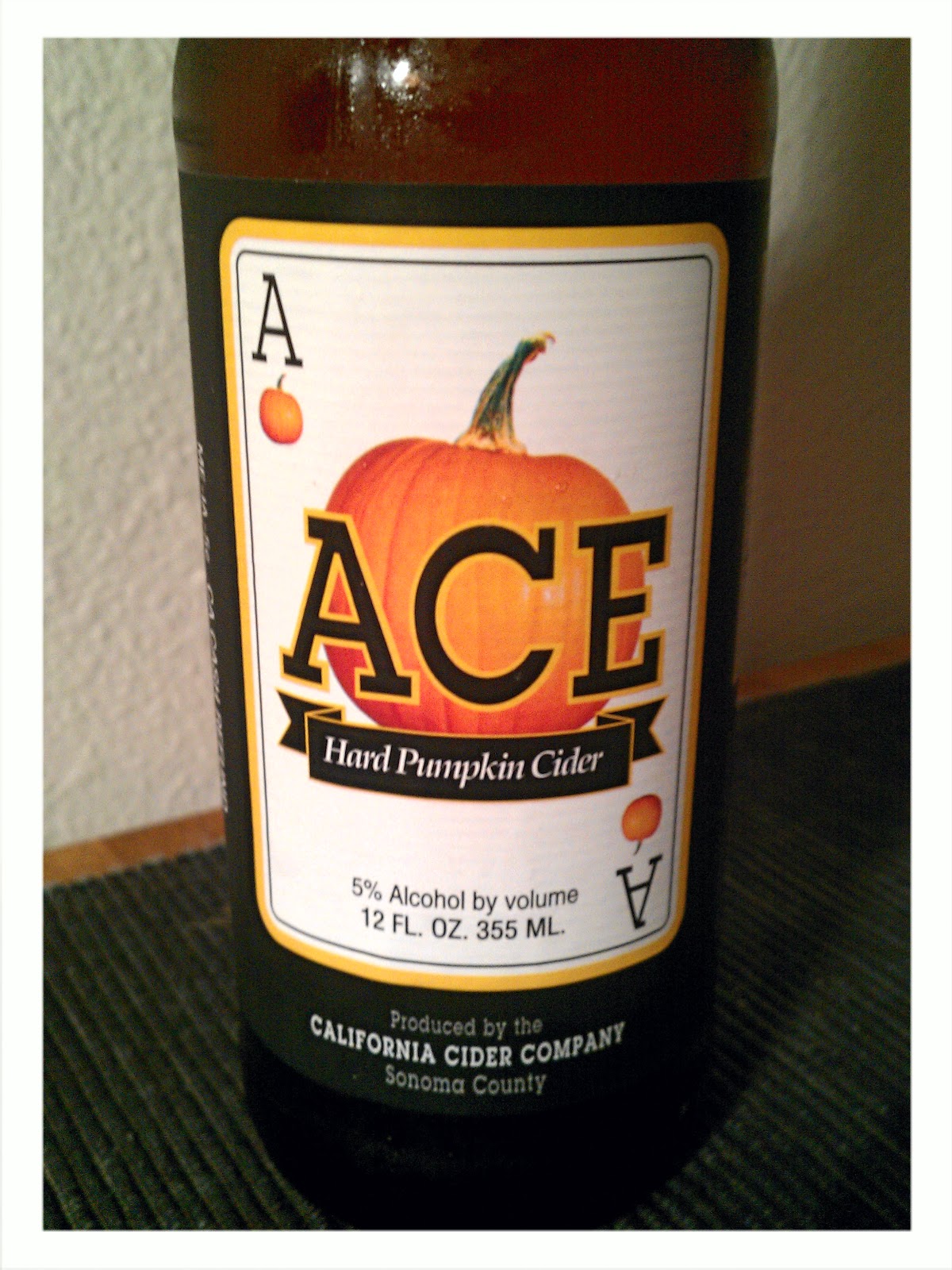 See You Next Beer! Ace Hard Pumpkin Cider from California Cider Company