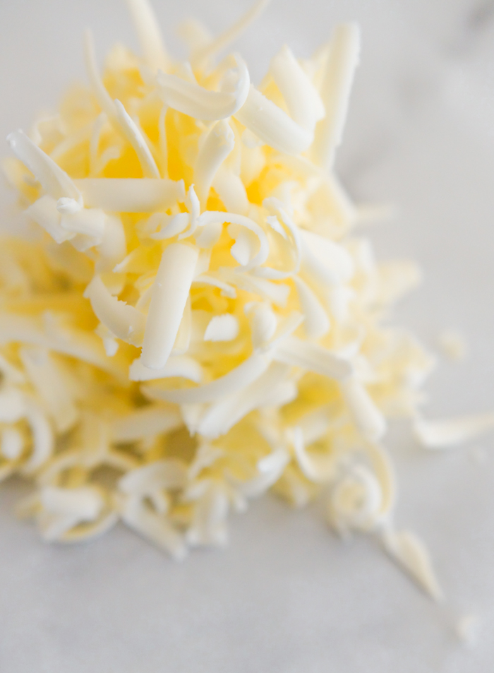 grated butter for baking