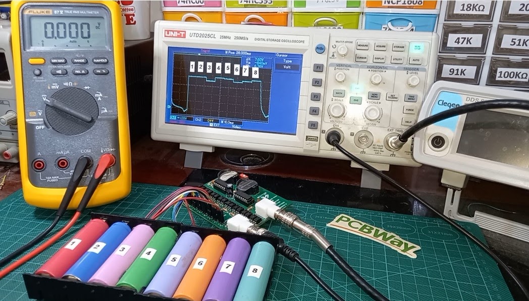 8channel oscilloscope multiplexer Simple Projects