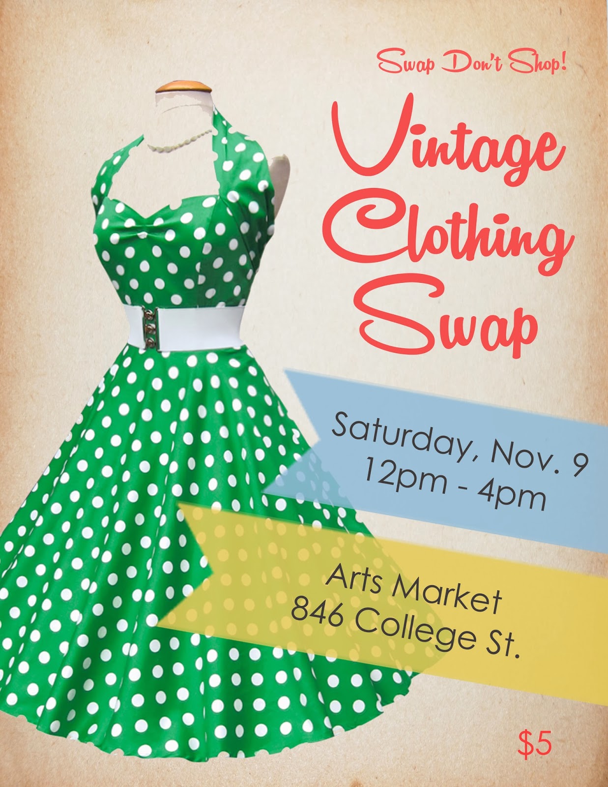 Swap Don't Shop!: Vintage Clothing Swap!