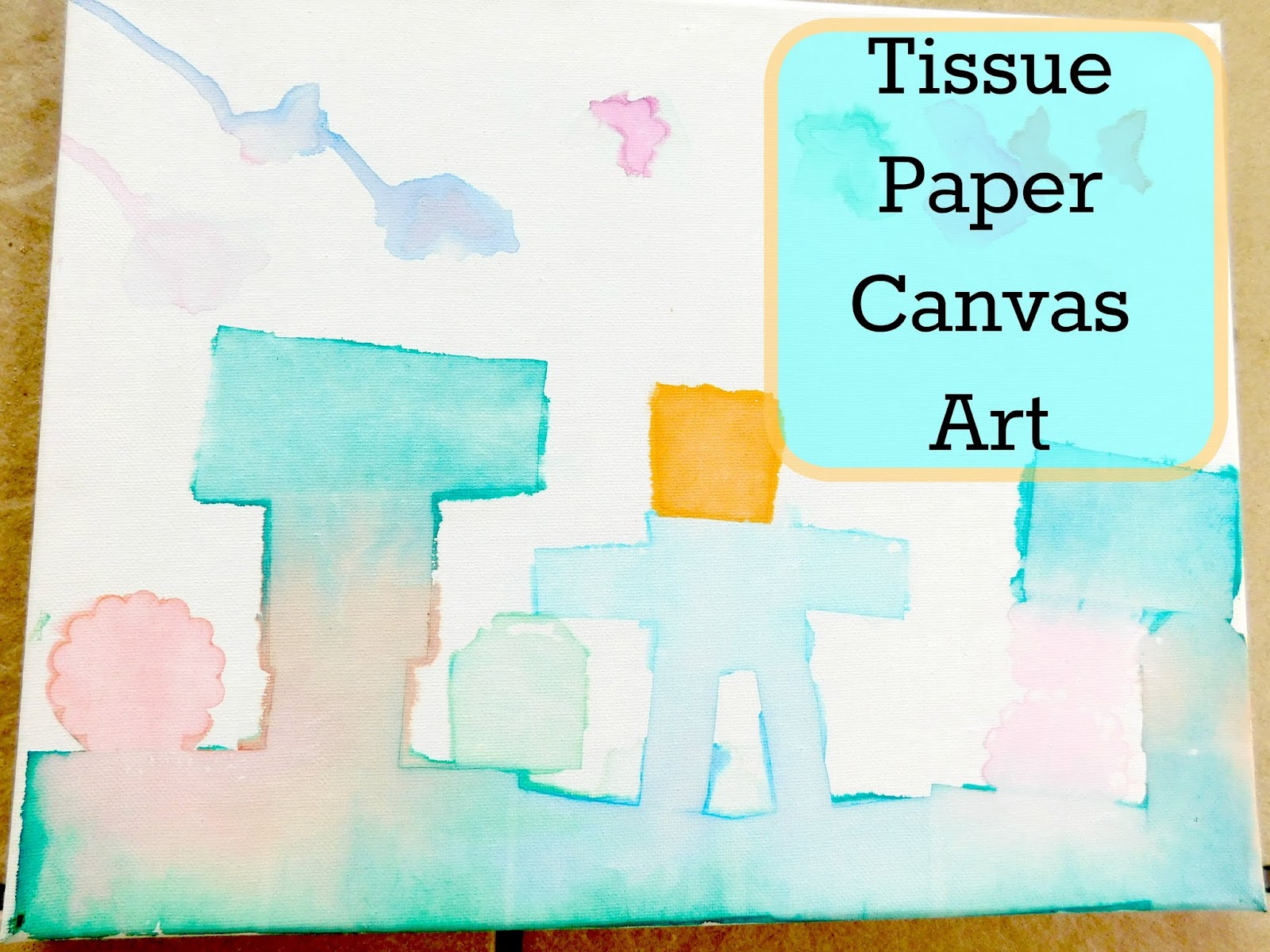 Art Project 34 Tissue Paper Transfer