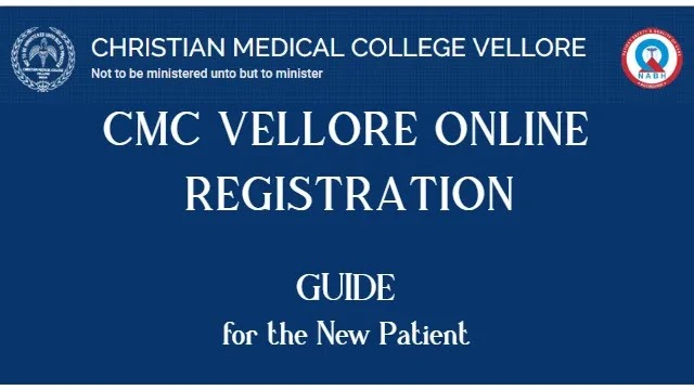 CMC Vellore Online Registration